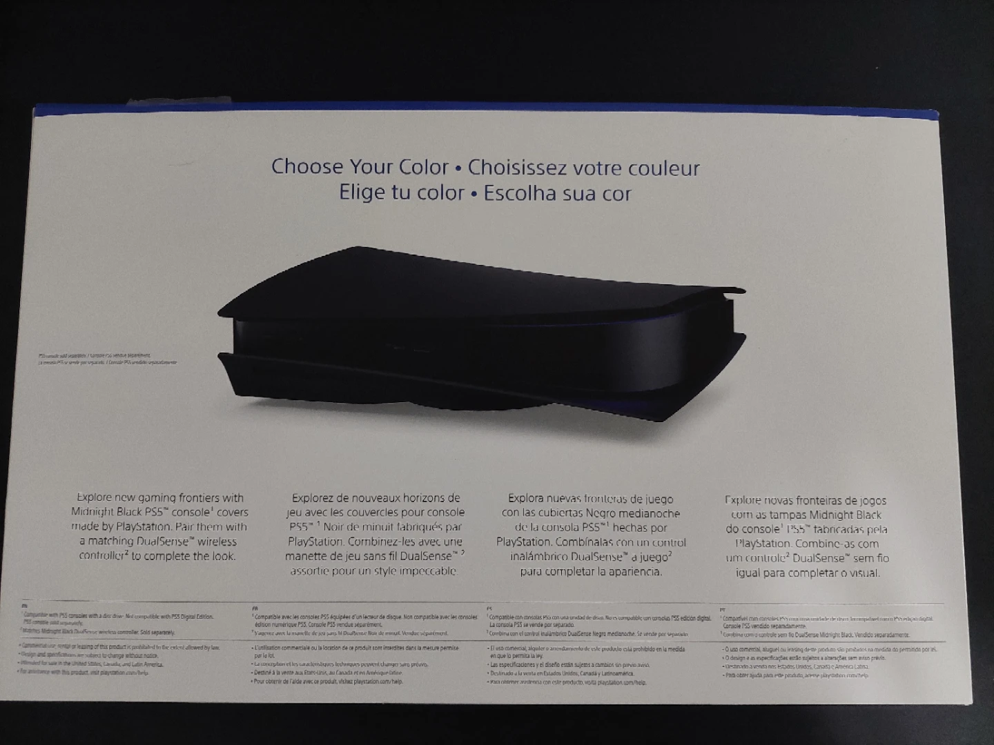 PS5 Disc Drive Console Cover | Black - photo 2