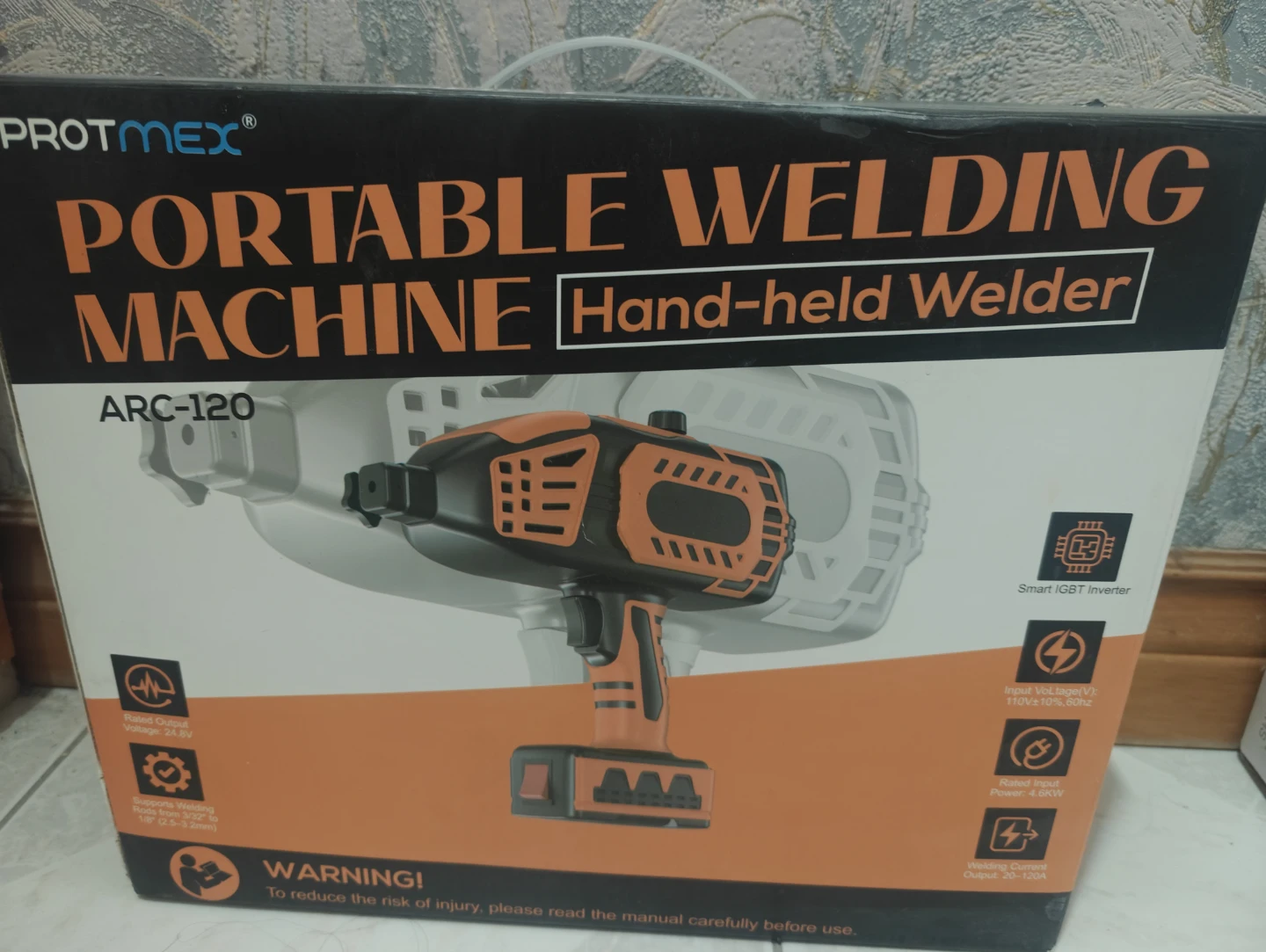 PROTMEX ARC-120 Hand-held Welder Portable Welding Machine