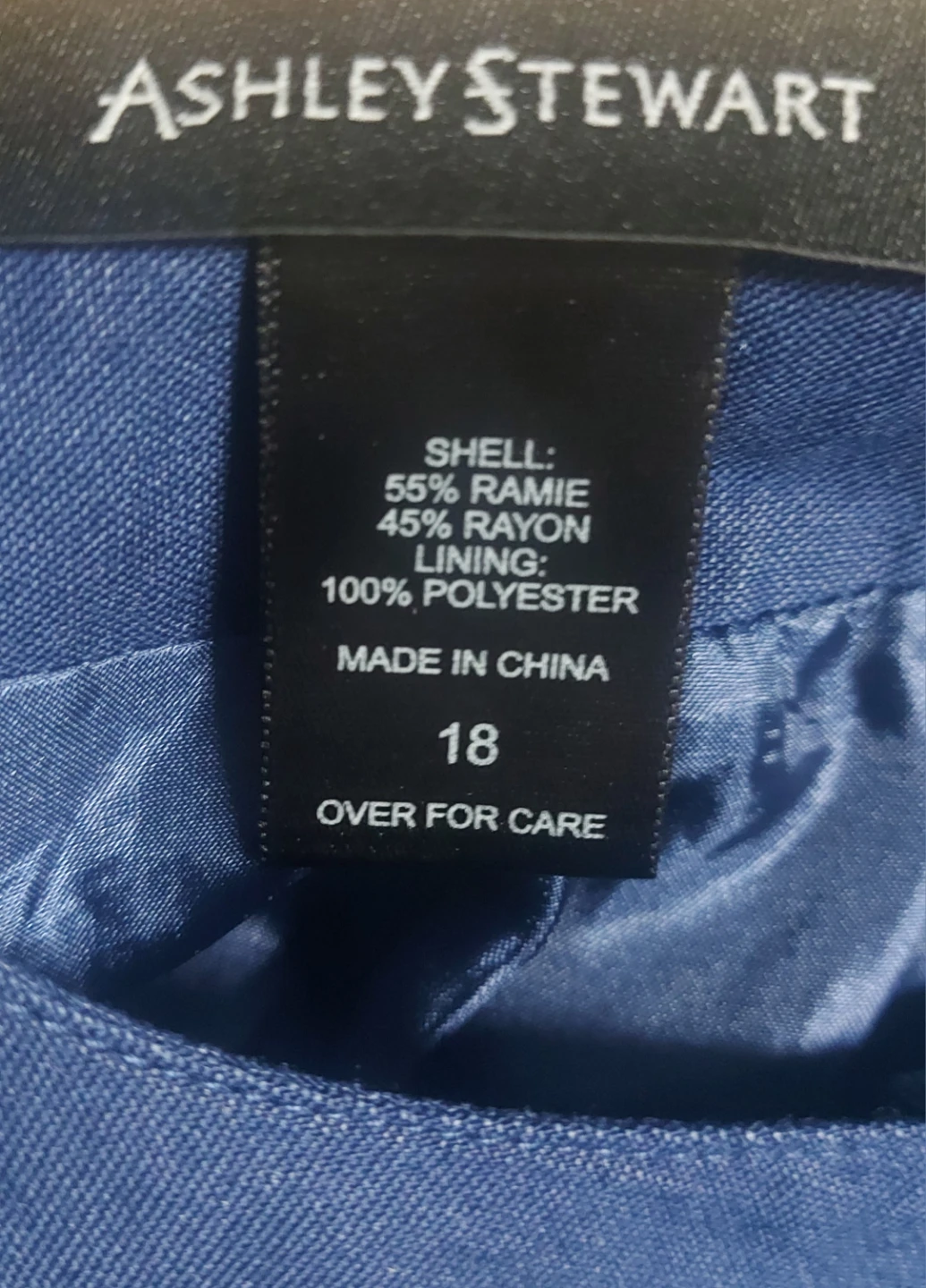 Ashley Stewart Blue Jacket Size 18 - photo 3