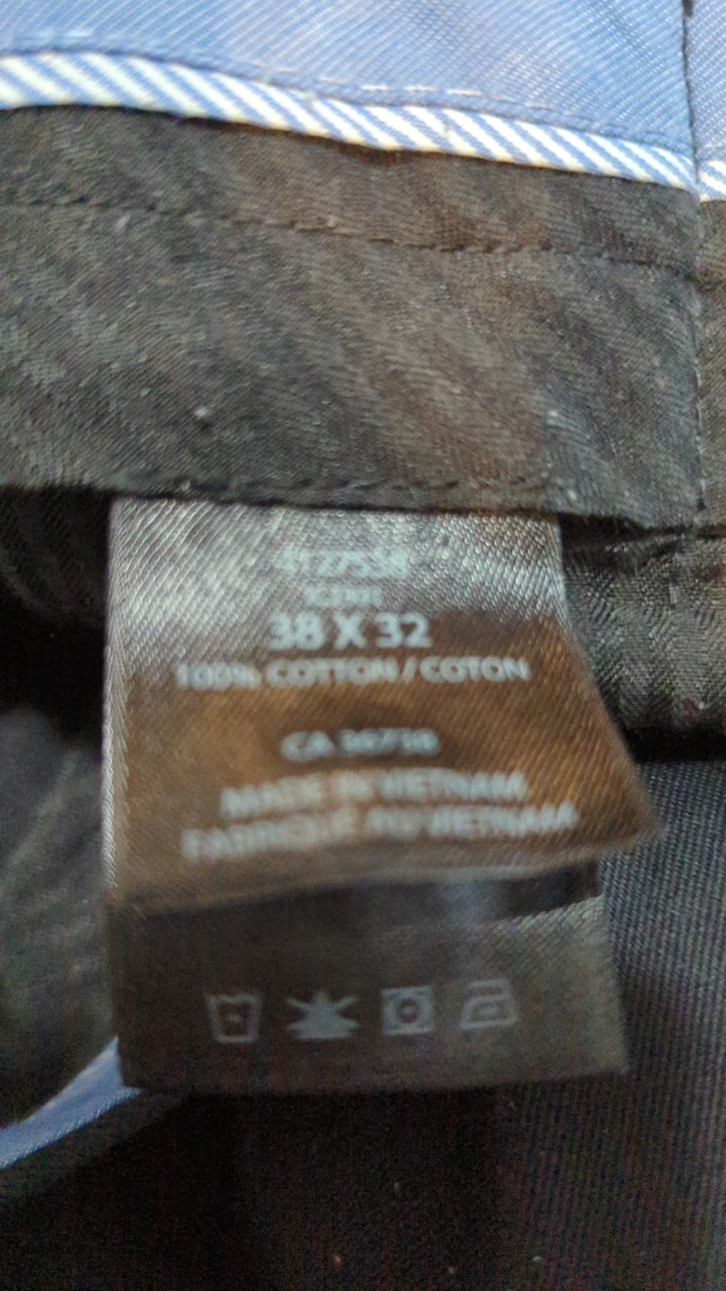 Haggard Black Cotton Pants 38x32 - photo 2