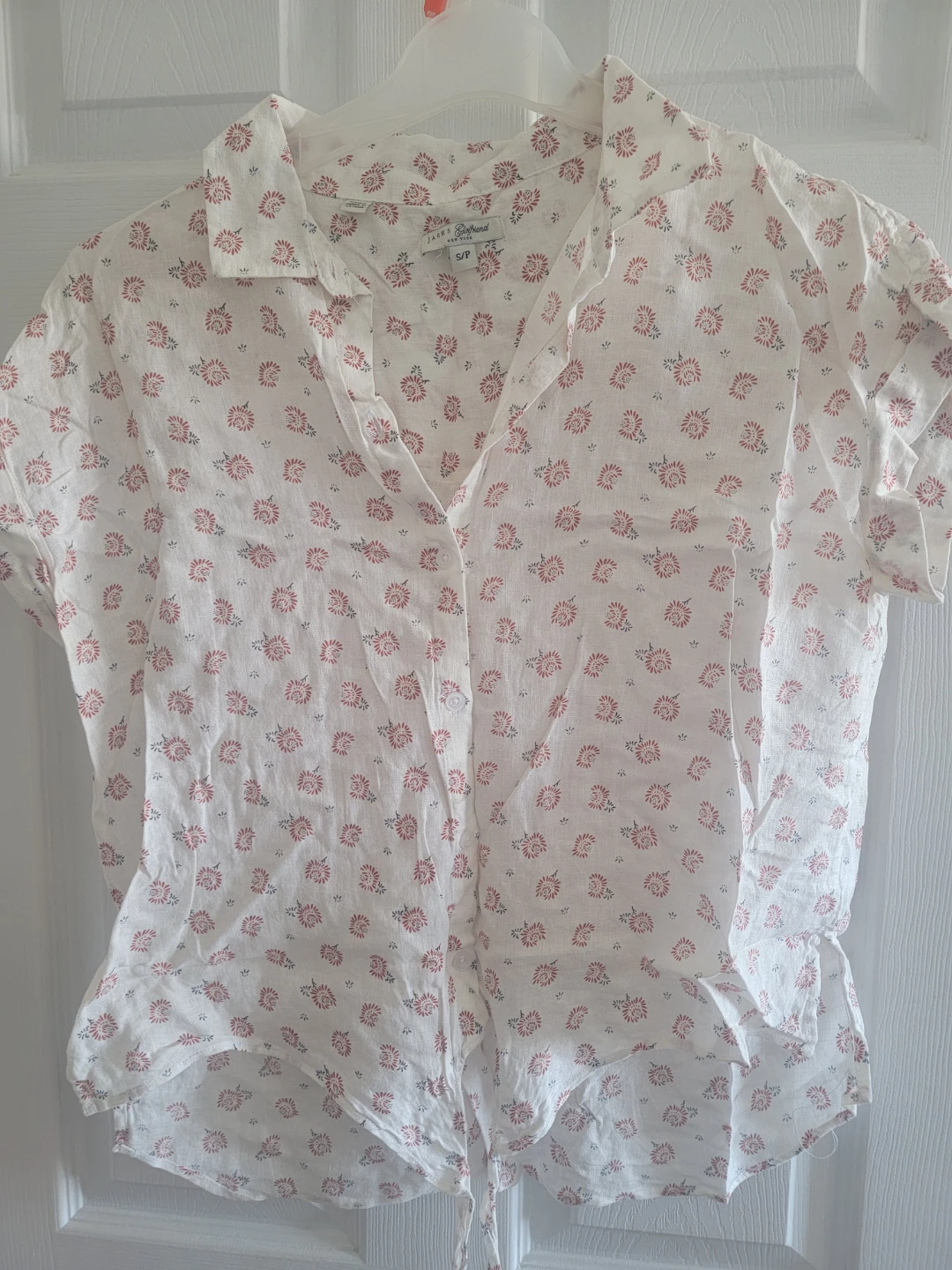 Jack & Jones Floral Button-Up Shirt Small