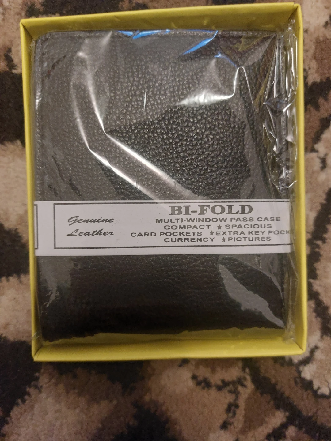 Genuine Leather Bi-Fold Wallet - photo 2