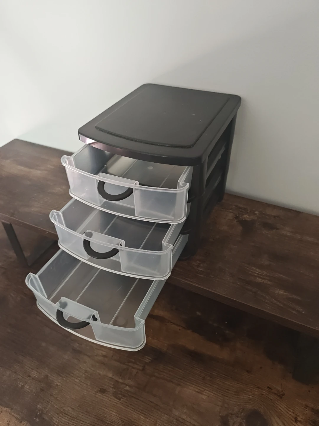 Black 3-Drawer Organizer Unit - photo 2