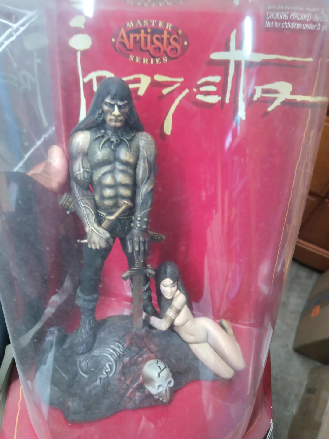 Frazetta Master Artists Series "Frazetta's Barbarian" Figure - photo 2