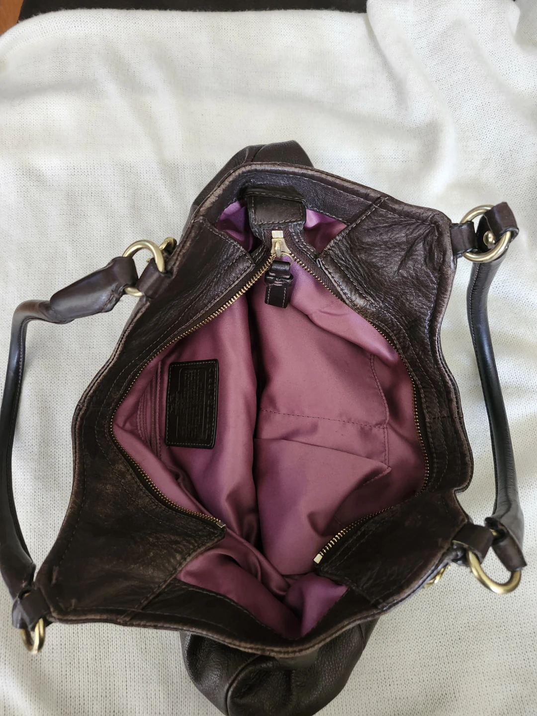 Coach Brown Leather Hobo Bag - photo 3