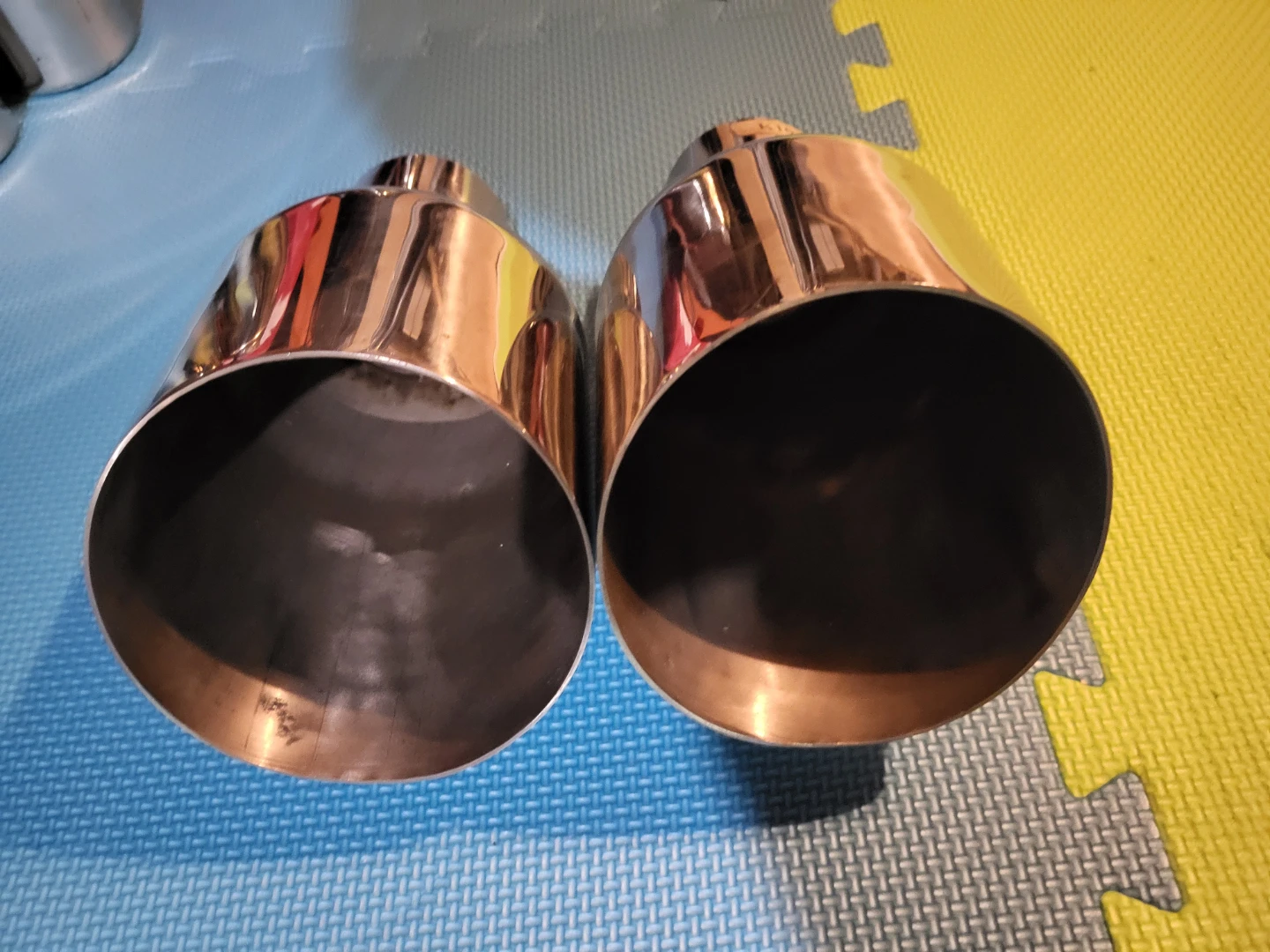 LARGE Chrome Exhaust Tip Set - photo 2