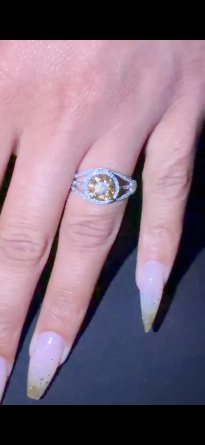 14K White Gold Diamond Ring - photo 2