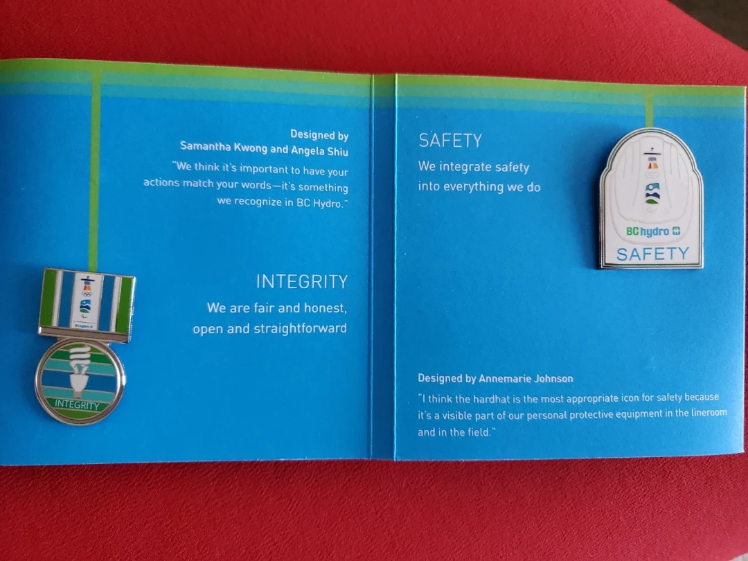 Collector's item - BC Hydro 2010 pins - photo 4