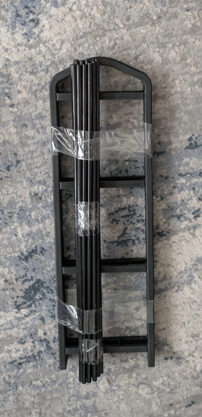 Black Shelf Unit