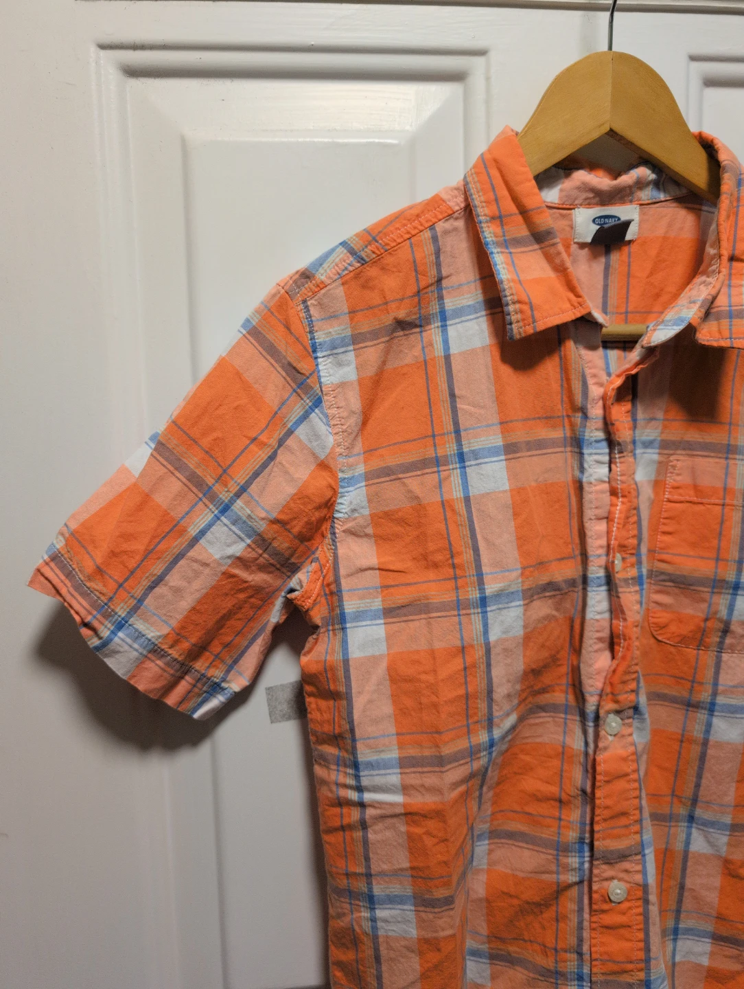 Old Navy Boys Plaid Short Sleeve Shirt - photo 2