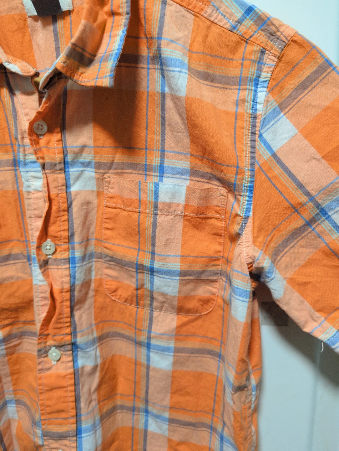 Old Navy Boys Plaid Short Sleeve Shirt - photo 3