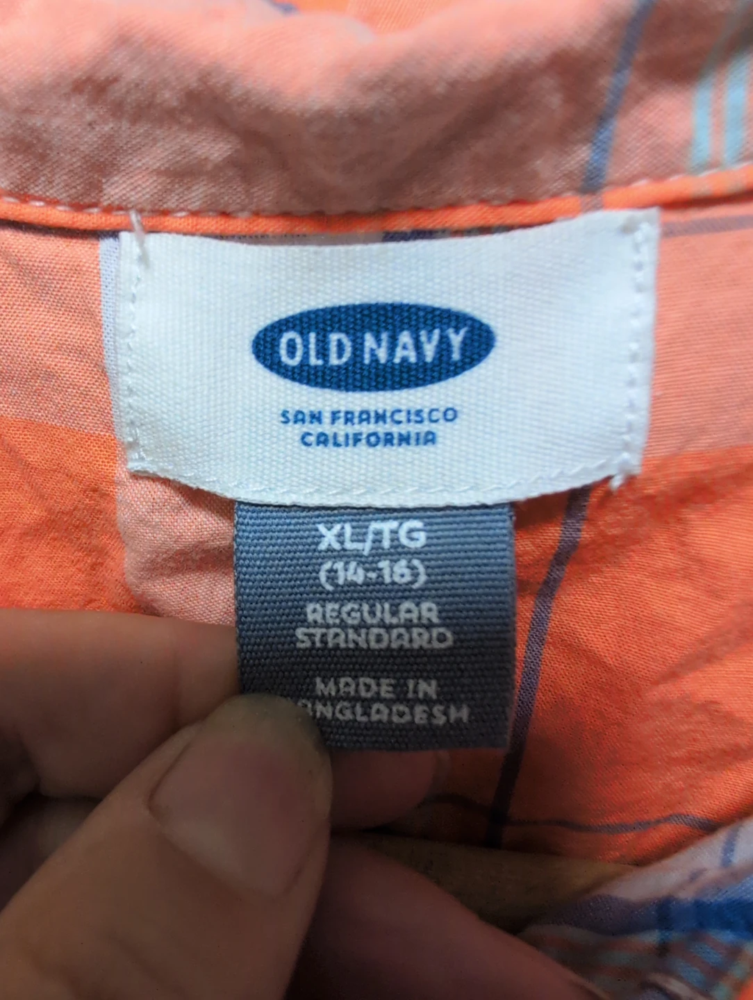 Old Navy Boys Plaid Short Sleeve Shirt - photo 5