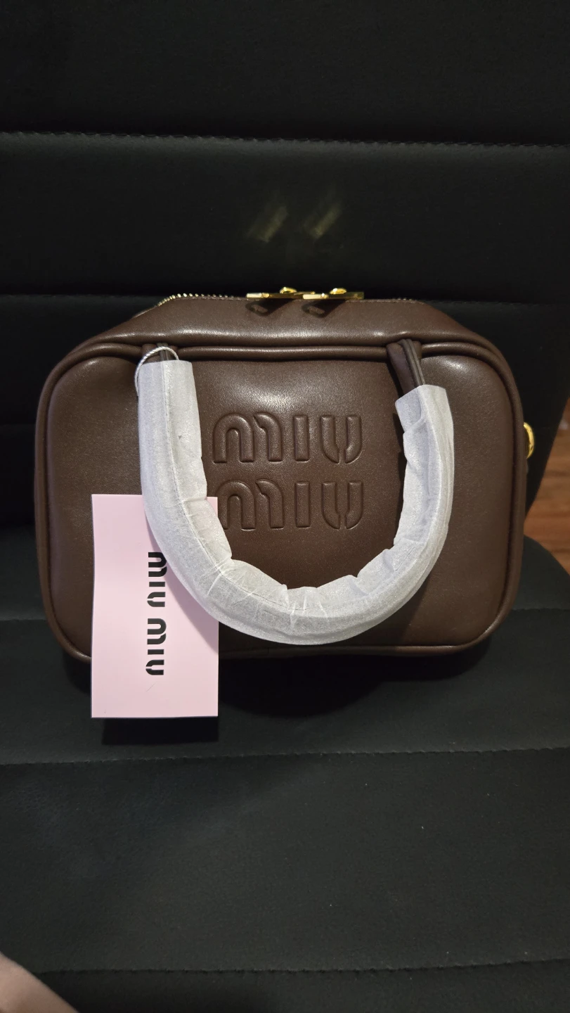 MiuMiu-inspired Leather Crossbody/hand bag