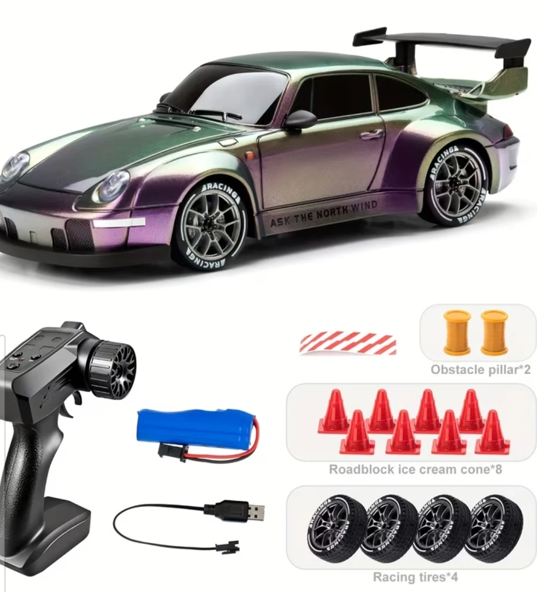 RC Car 1:24 Scale 4WD Remote Control Car - photo 2