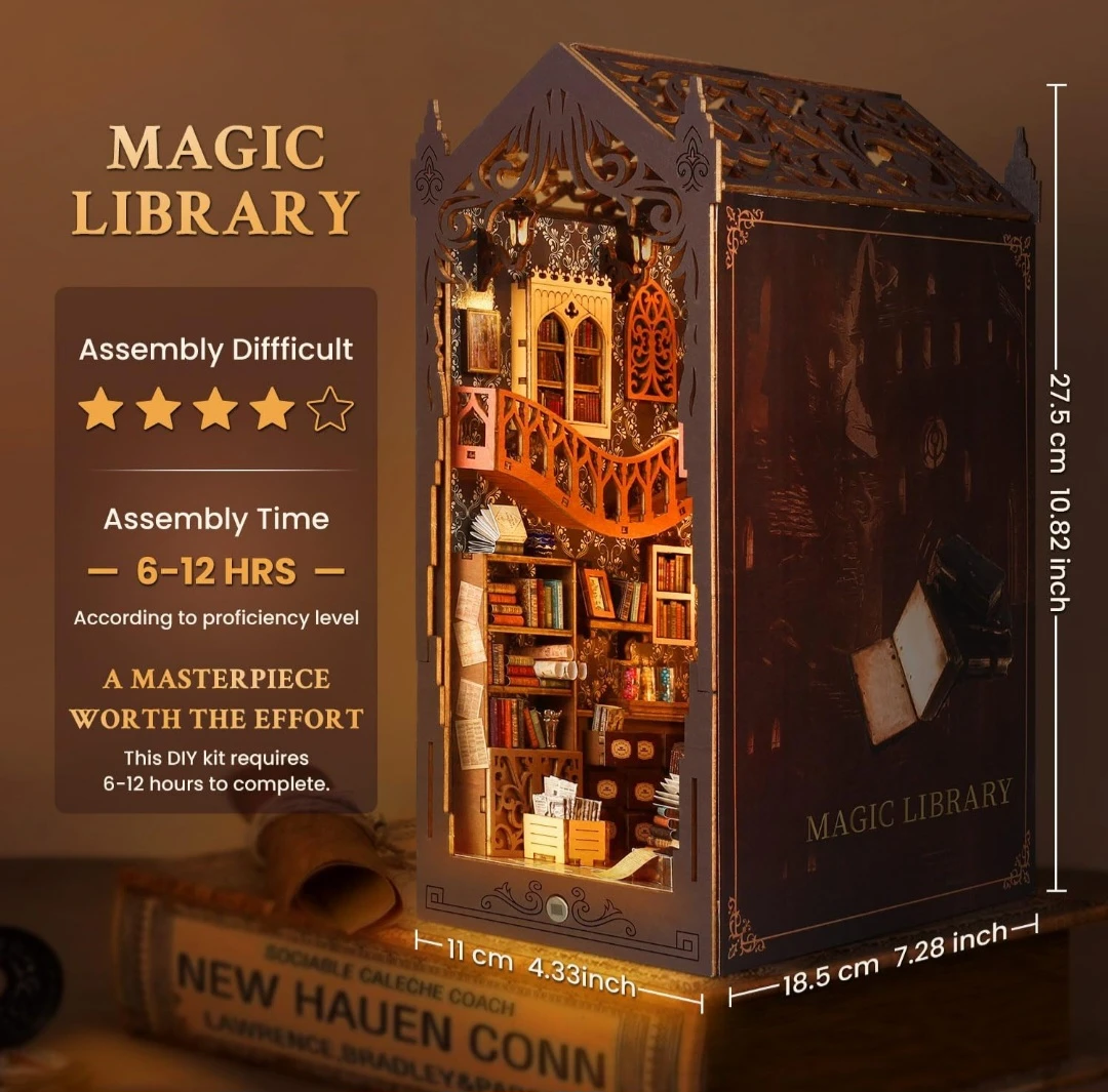 DIY Magic Library Book Nook Kit - photo 3