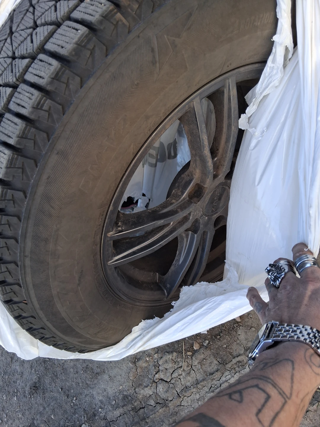 Set of 4 new rubber Tires and Rims - photo 5