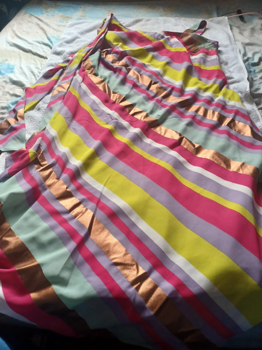 ASHRO Women's Striped Dress Size 18W