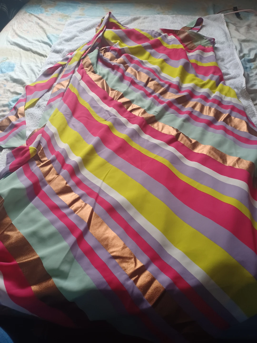 ASHRO Women's Striped Dress Size 18W - photo 4