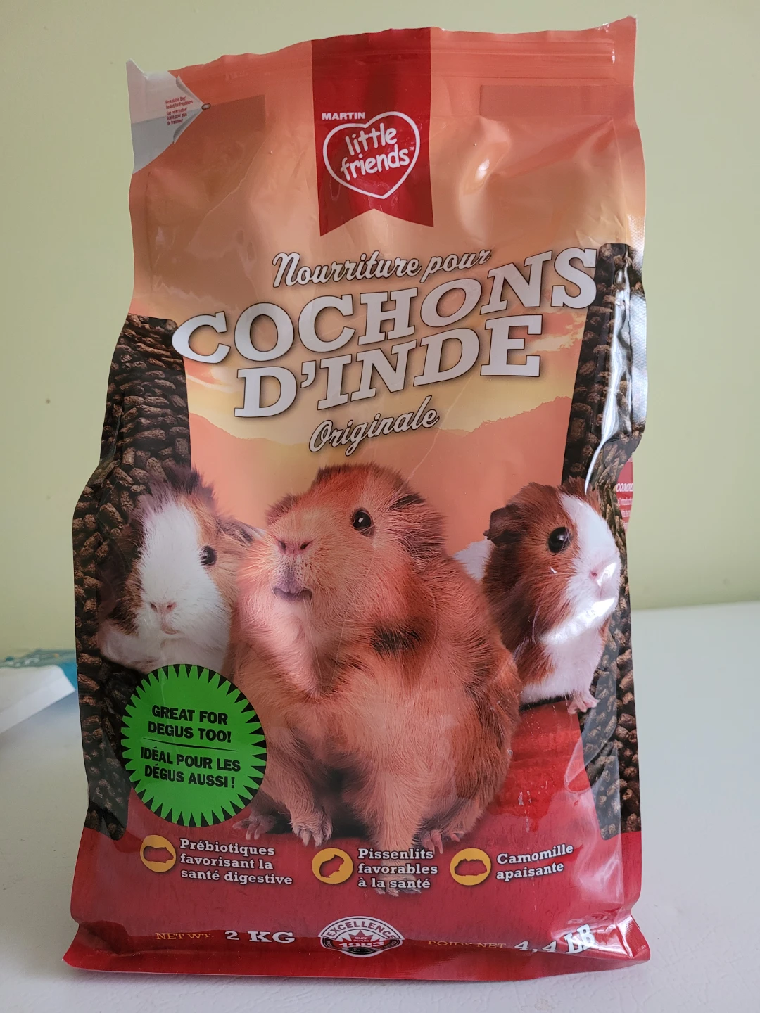 Guinea pig food