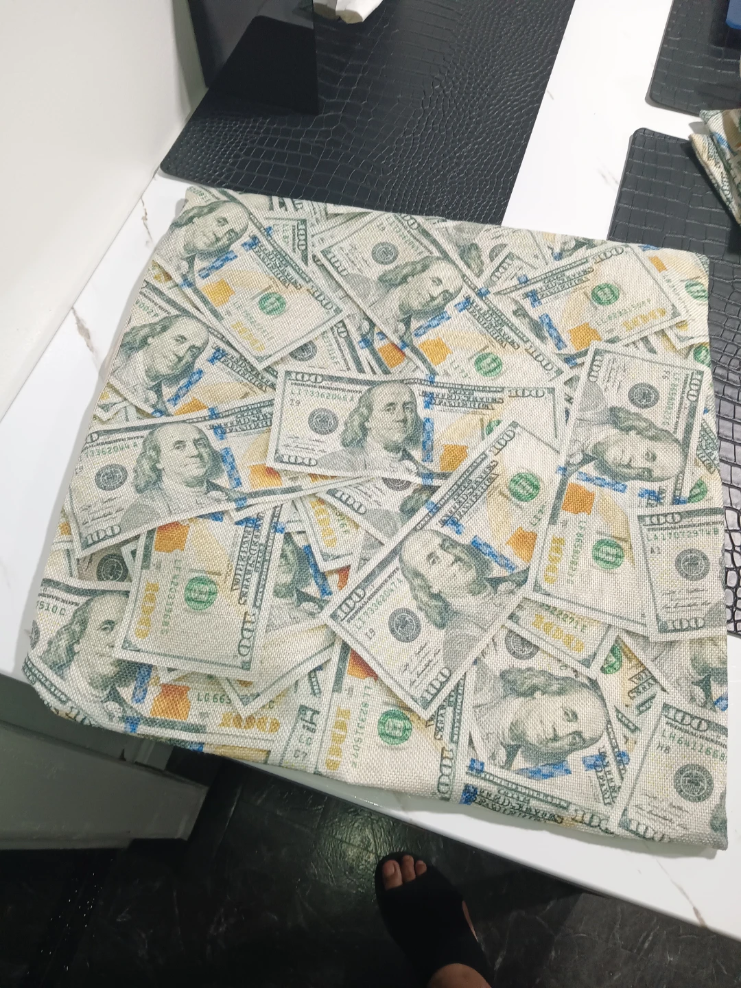 Money Print Pillow Covers Set of 4