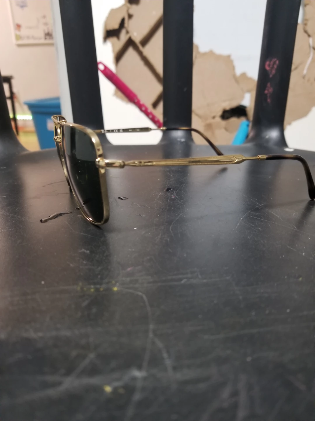 Ray-Ban Aviator Sunglasses - Gold Frame, Green Lenses - photo 2