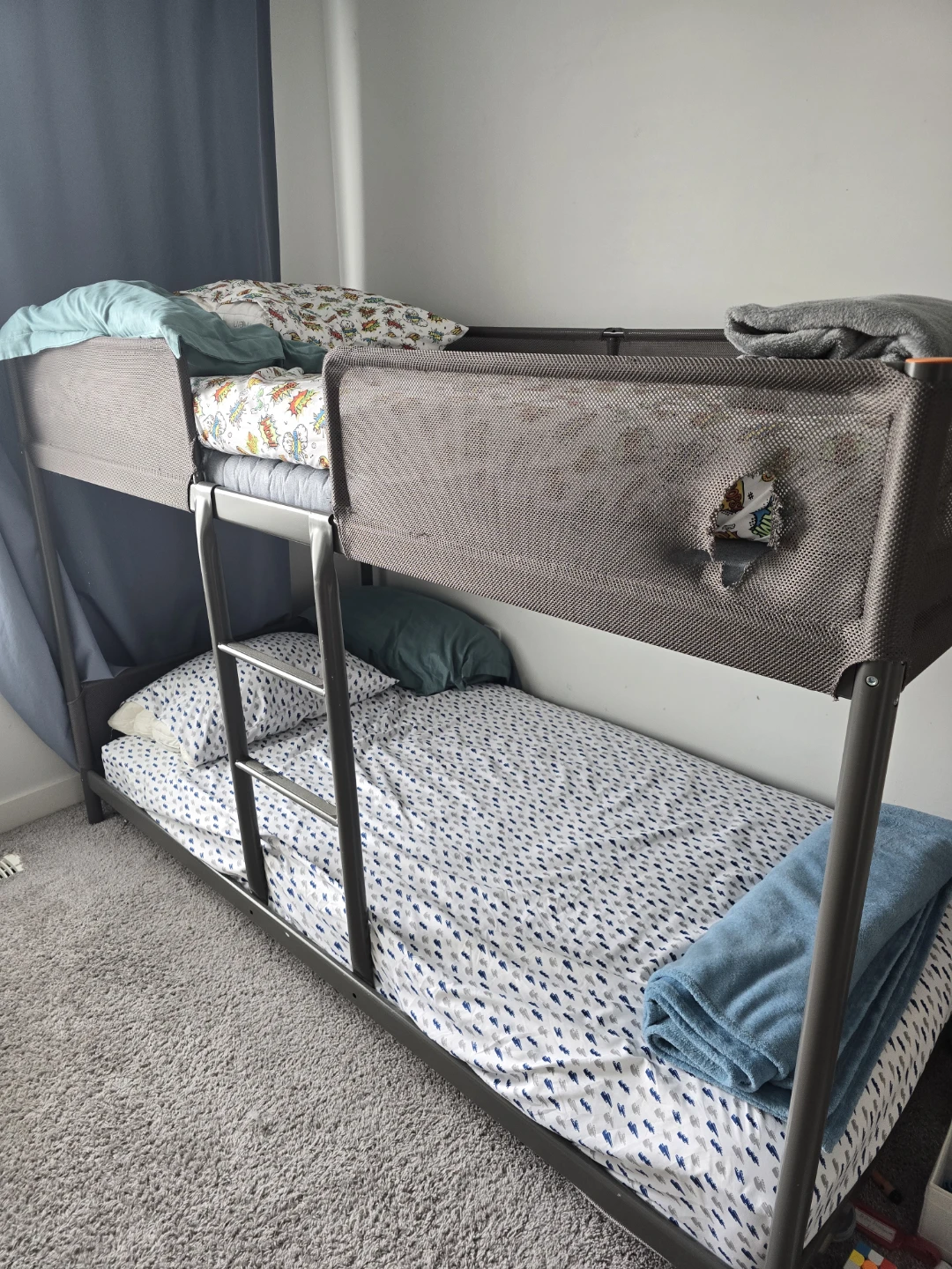 Kids Bunk Bed with Guard Rails - photo 2
