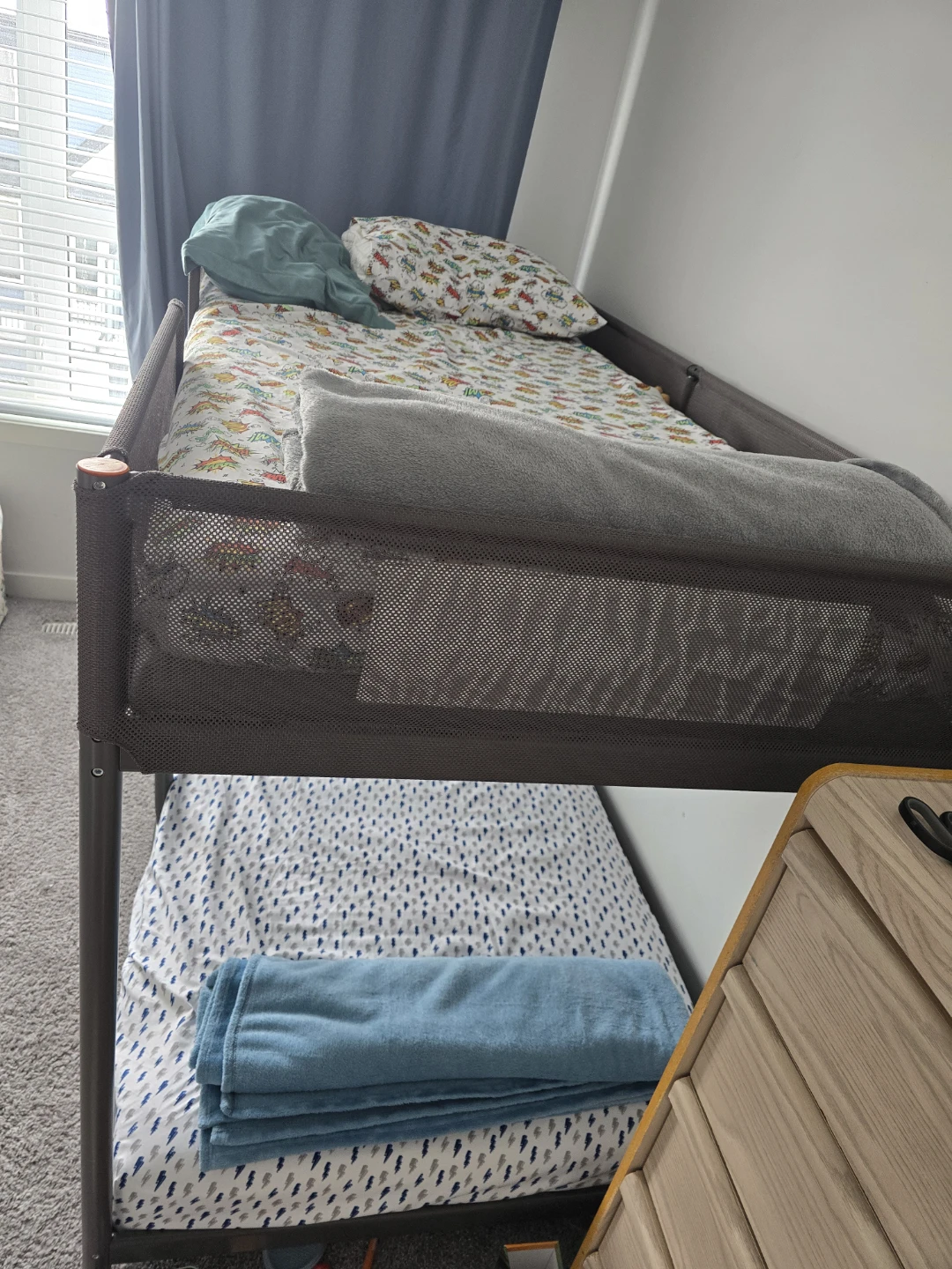 Kids Bunk Bed with Guard Rails - photo 4