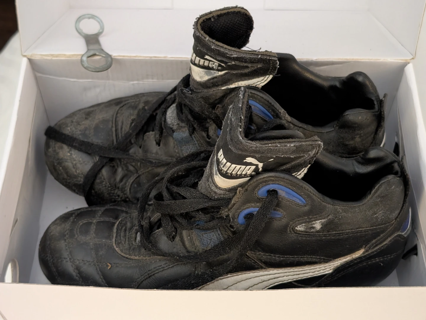Size 6.5 Puma Metal Rugby Cleats with Option to Convert