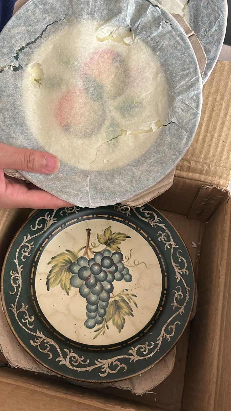 Decorative Plates Set with Fruit Designs - photo 2