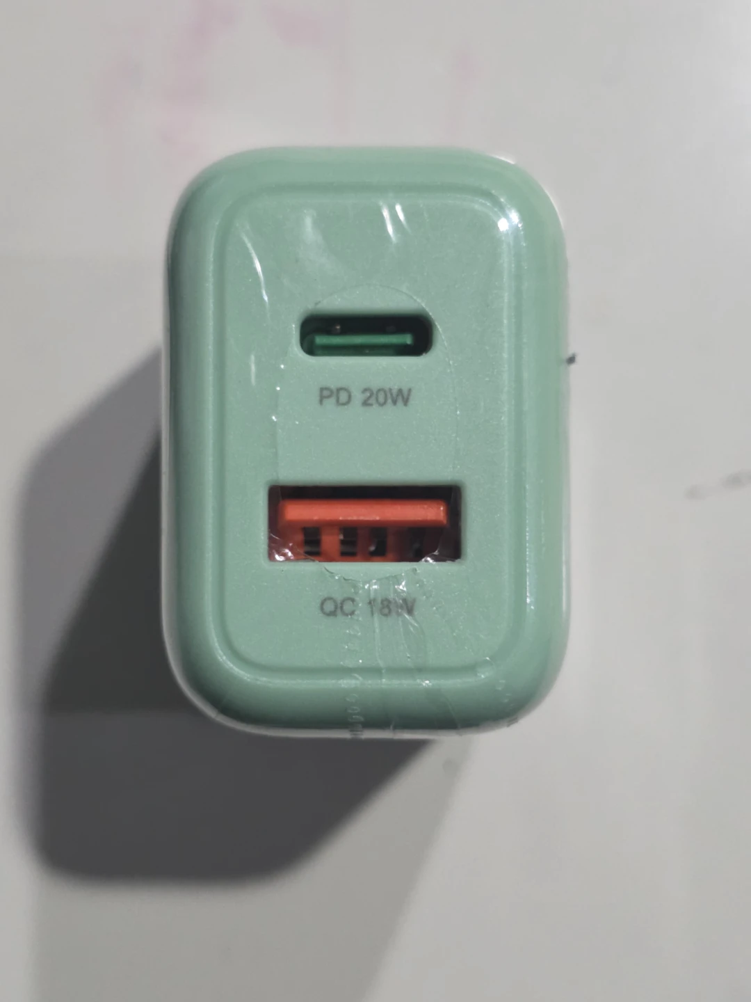 SMART 2-Port USB-C PD & QC Wall Charger - Green - photo 2