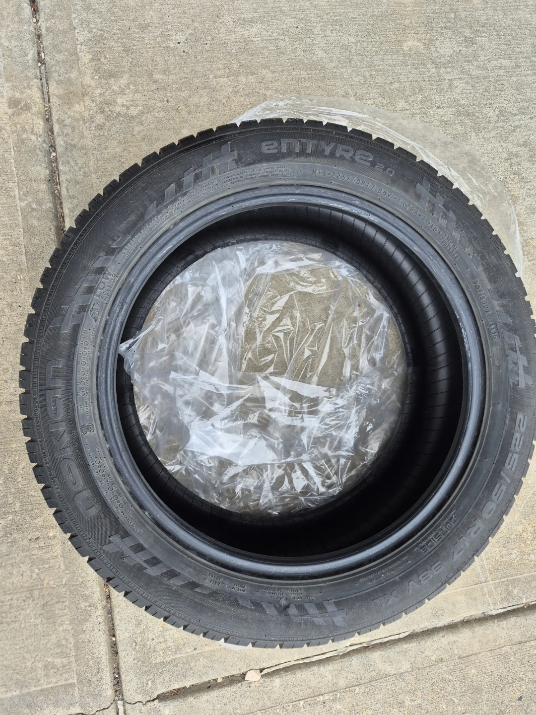 Nokian Whole set of 4 tires only for $100 firm. Size 225 50R 17