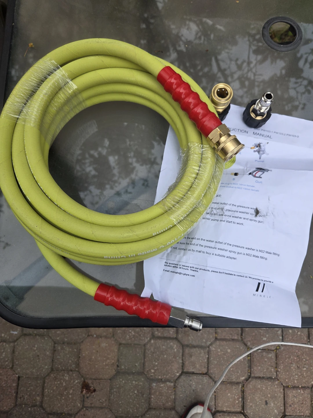 Pressure Washer Hose with Connectors
