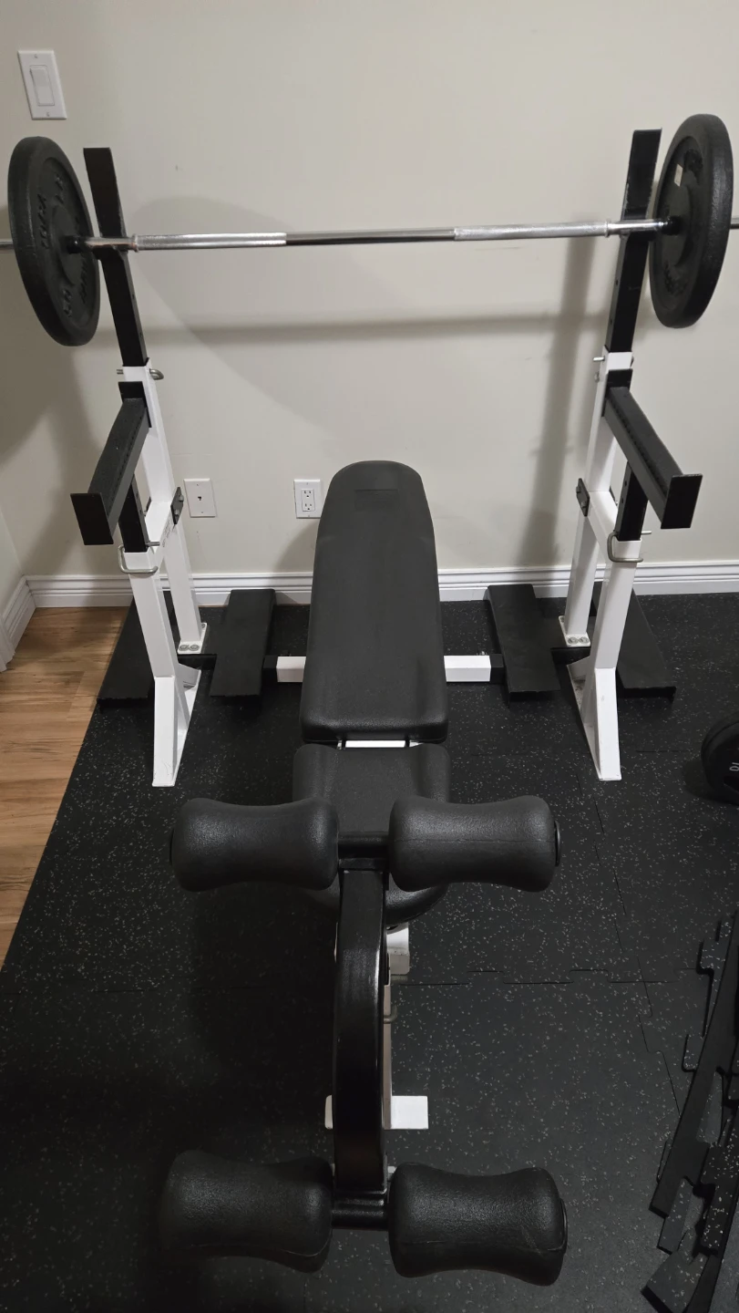 Weight Bench with Barbell Rack - photo 2