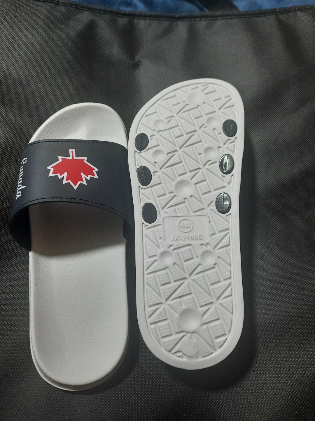 Canadian Flag Maple Leaf Slide Sandals - photo 3