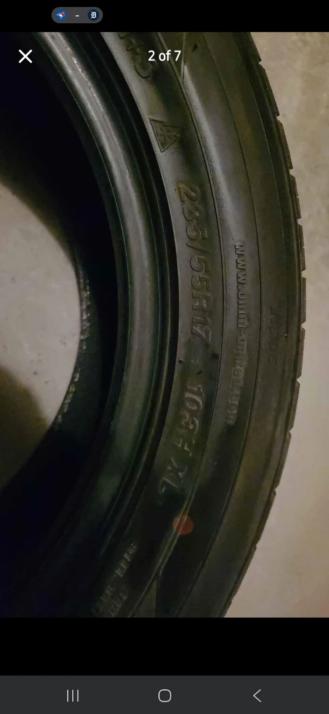 Set of 4 Winter Tires - 235/55R17 103XL - photo 5