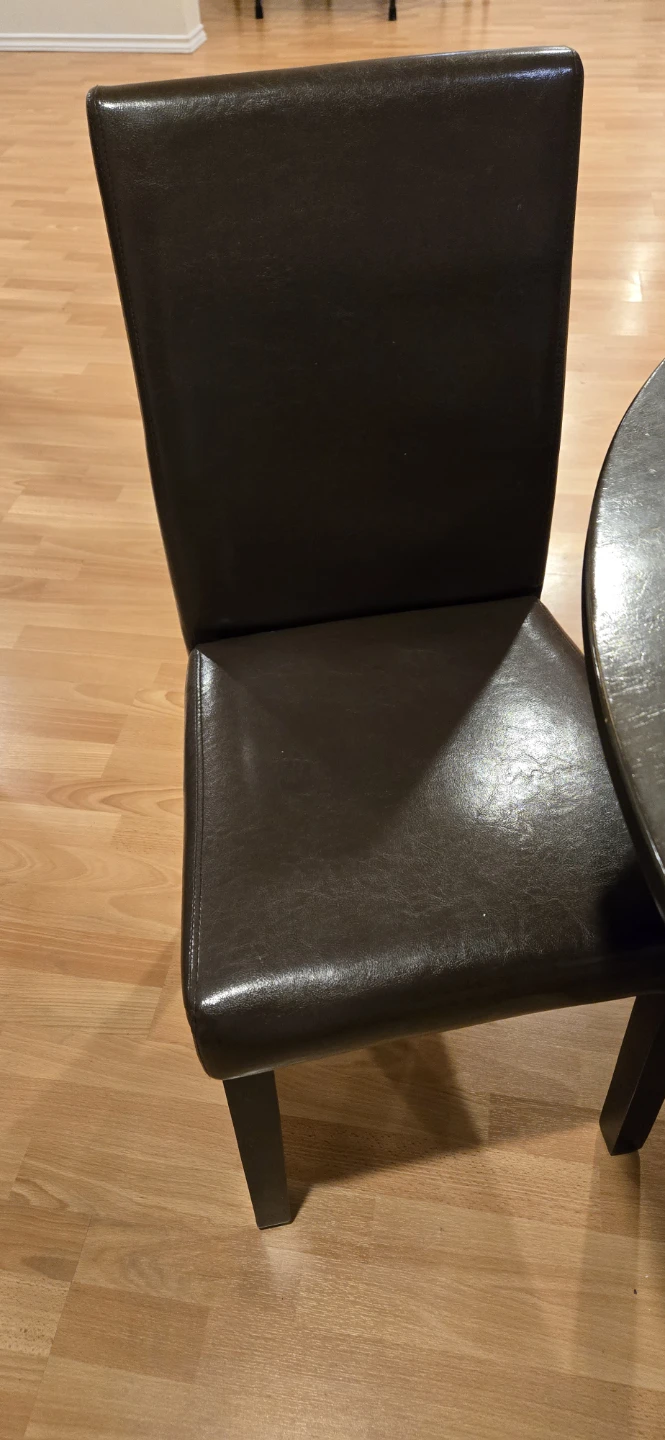Round Dining Table Set with 4 Chairs - photo 3