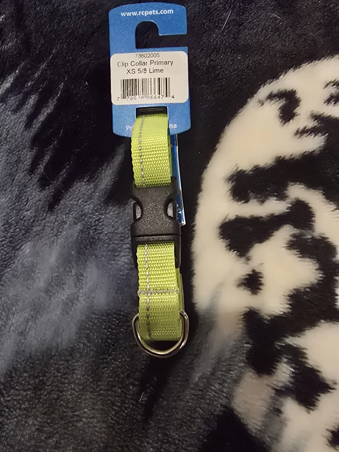 RC Pets Clip Collar Primary XS 5/8 Lime - photo 3