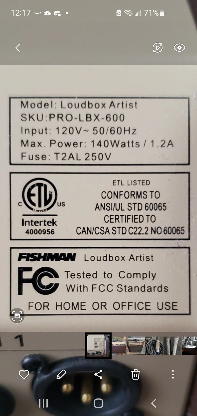 Fishman Loudbox Artist PRO-LBX-600 Amplifier - photo 3
