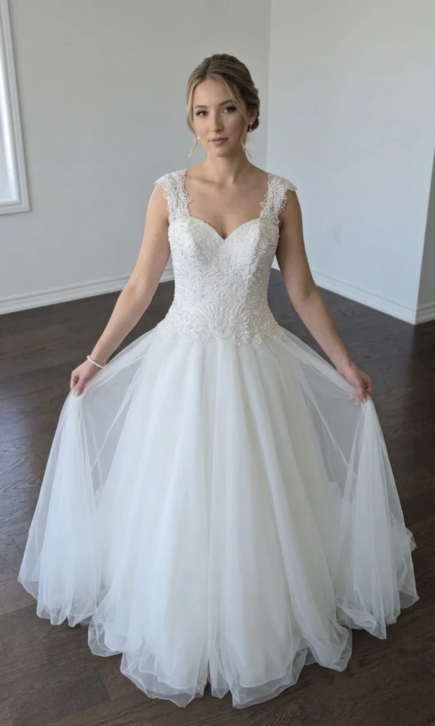 Brand New Wedding Dress (Size 6, altered to 4-6) – Never Worn! - photo 2