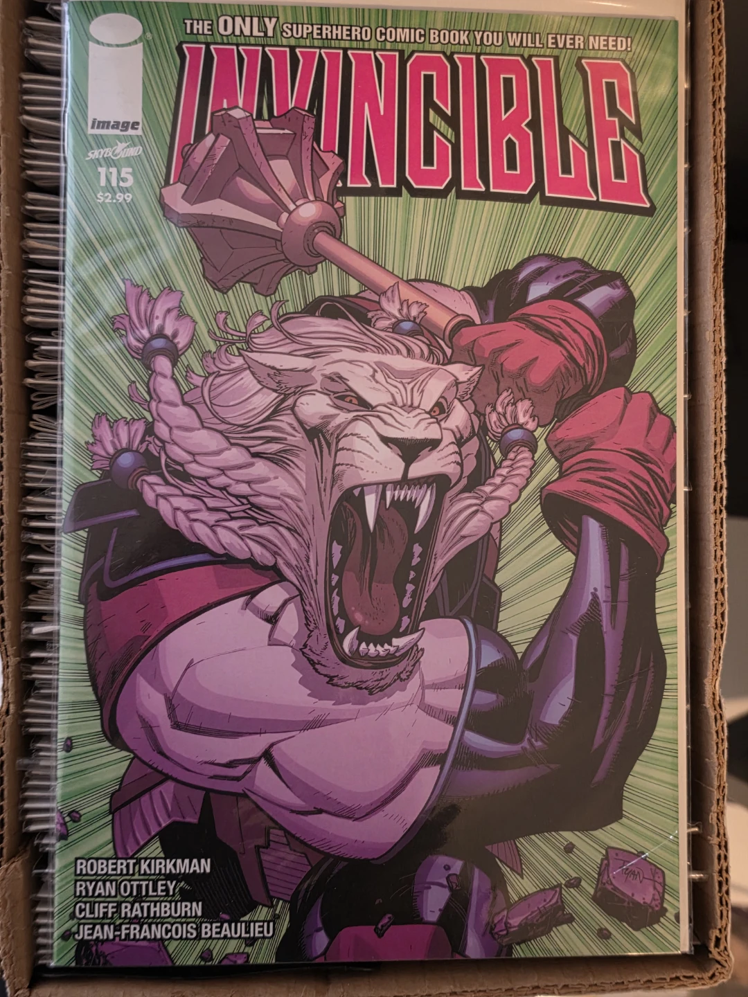 Invincible Comic Book #115 Battle Beast 1st App