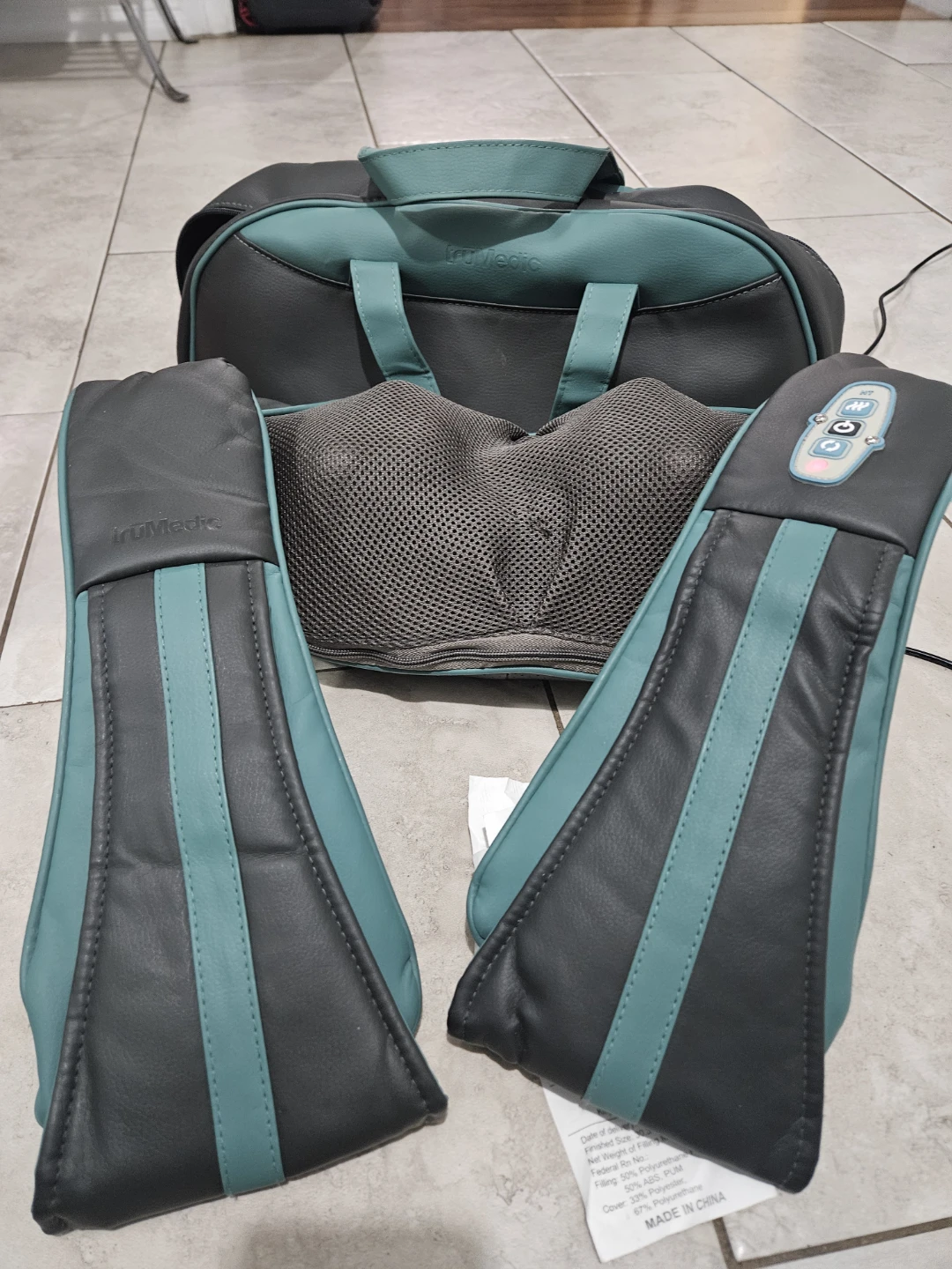 truMedic Neck and Back Shiatsu Massager with Heat - photo 3
