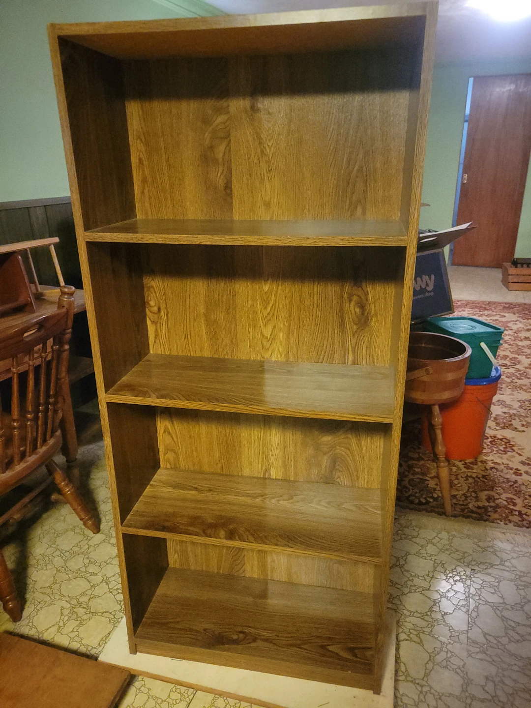 Wooden Bookshelf