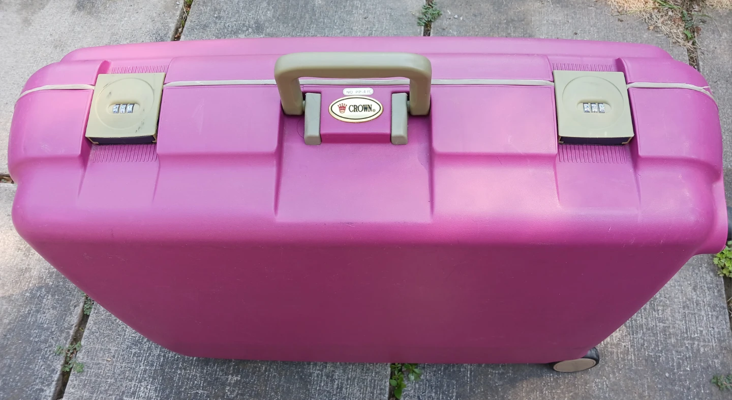 Crown 3-Way Movement Luggage - Large Pink Suitcase - photo 2