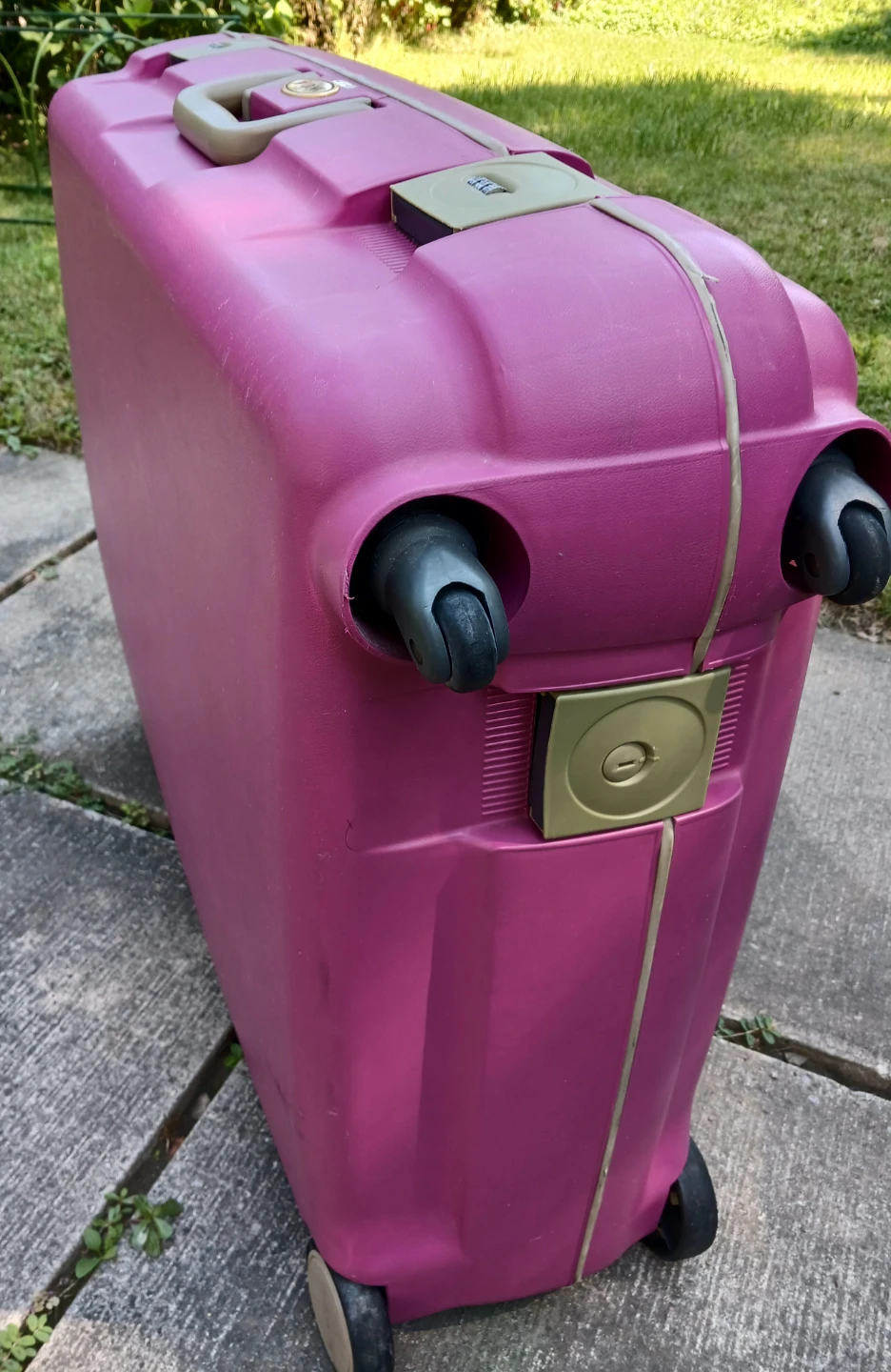 Crown 3-Way Movement Luggage - Large Pink Suitcase - photo 4