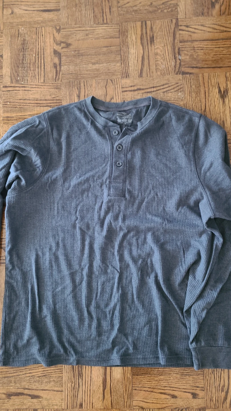 Dockers Long Sleeve Henley Shirt L/G