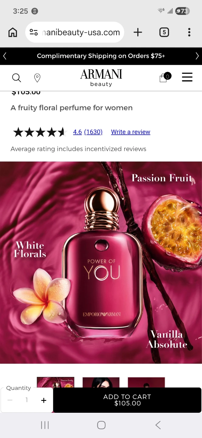 Emporio Armani Power of You Eau de Parfum Sample - photo 2