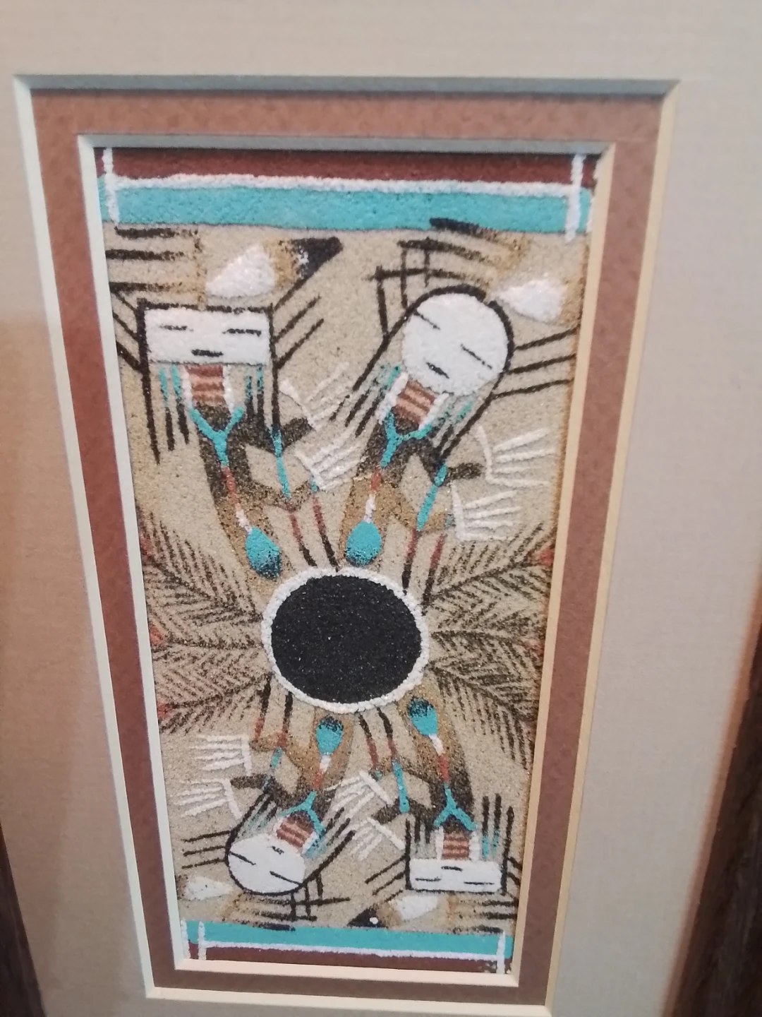 Navajo Sandpainting by Norman Simms with COA - photo 3