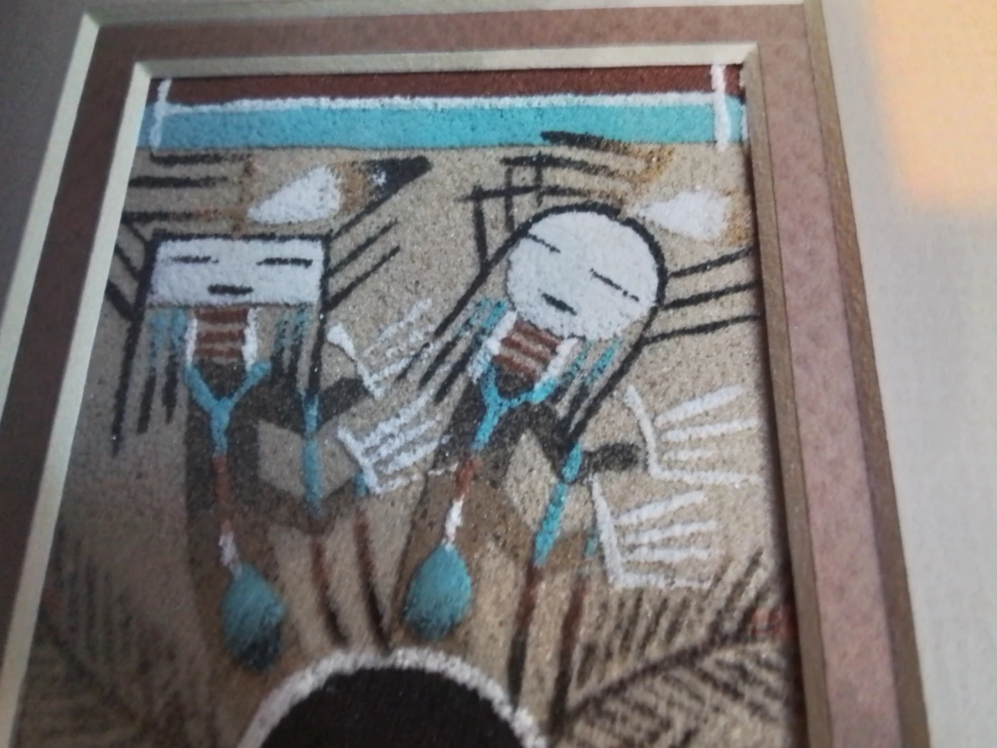 Navajo Sandpainting by Norman Simms with COA - photo 4
