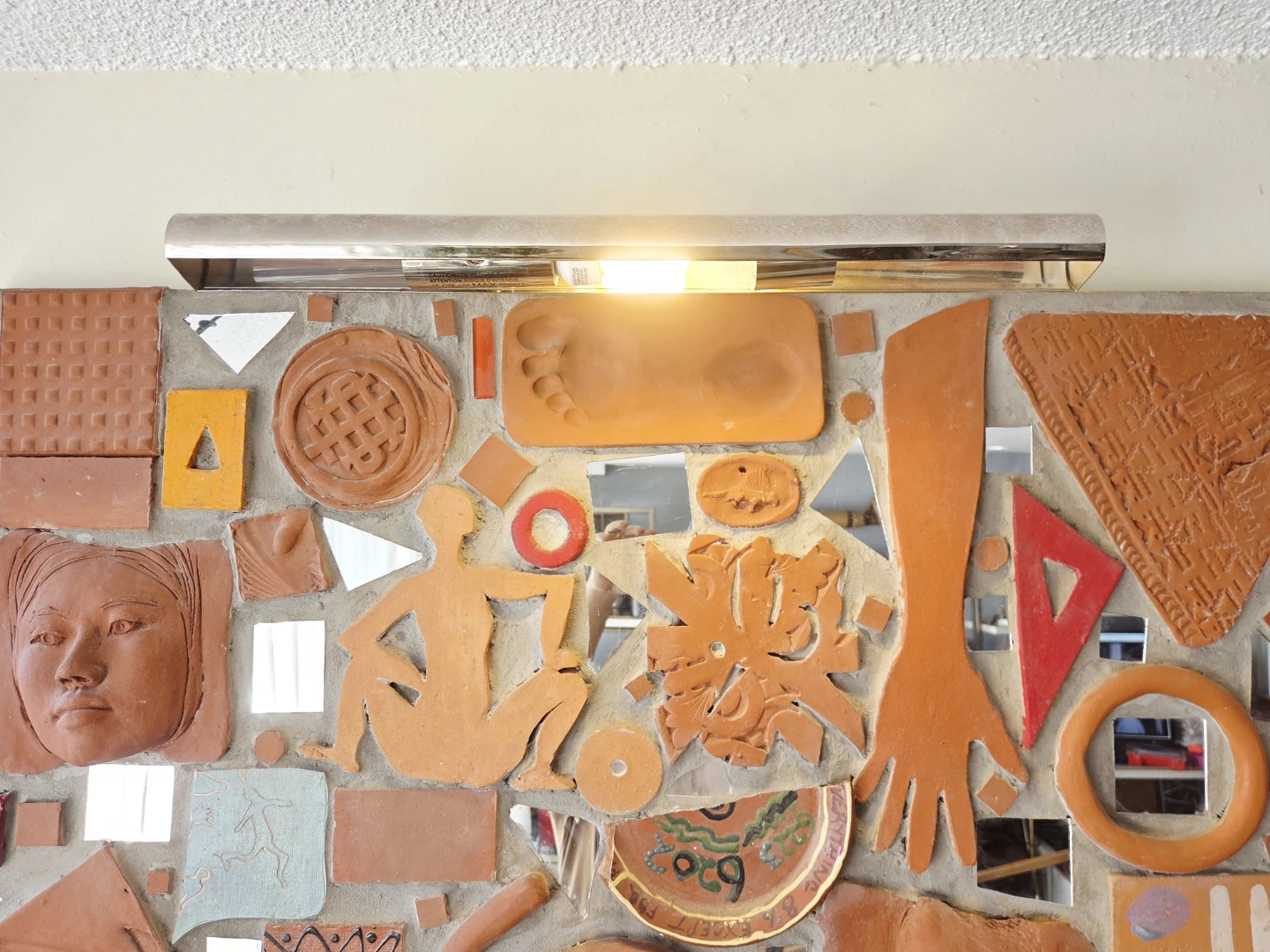 Wall Mountable Chrome 3-Buld Overhead Light for Wall Art - photo 2