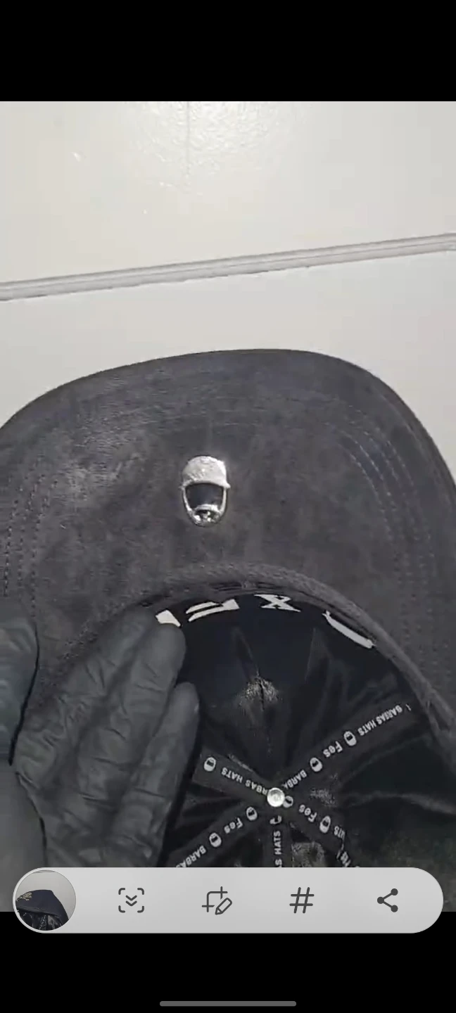 Barabas Hats Black Baseball Cap with Skull Embellishments - photo 3